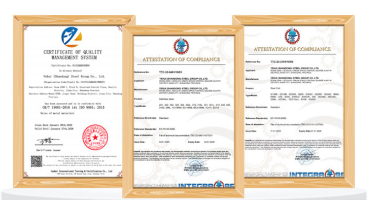 Certifications Certifications